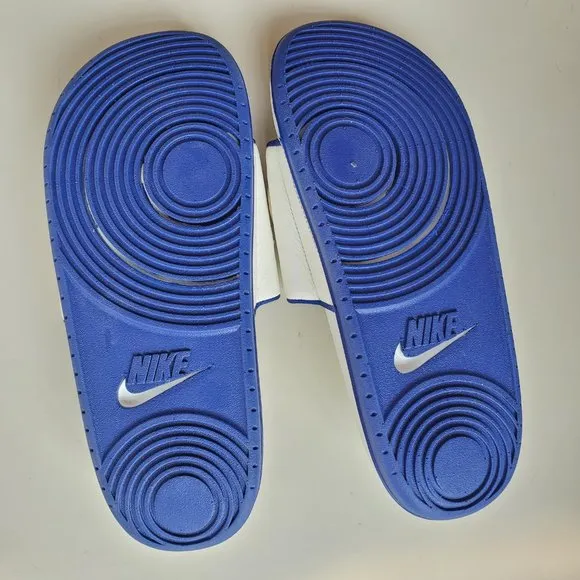 Sail metallic gold off court slip-on slides