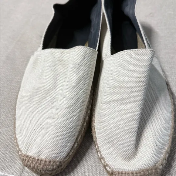 Saint Laurent Cream Espadrilles