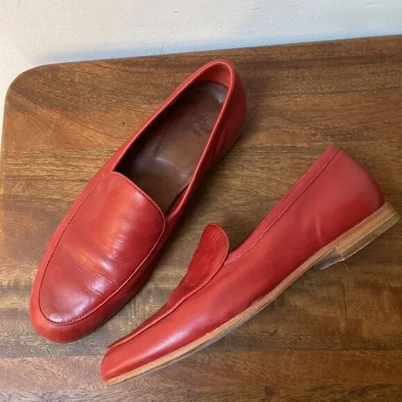 Saks Fifth Avenue Red Loafers