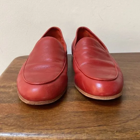 Saks Fifth Avenue Red Loafers