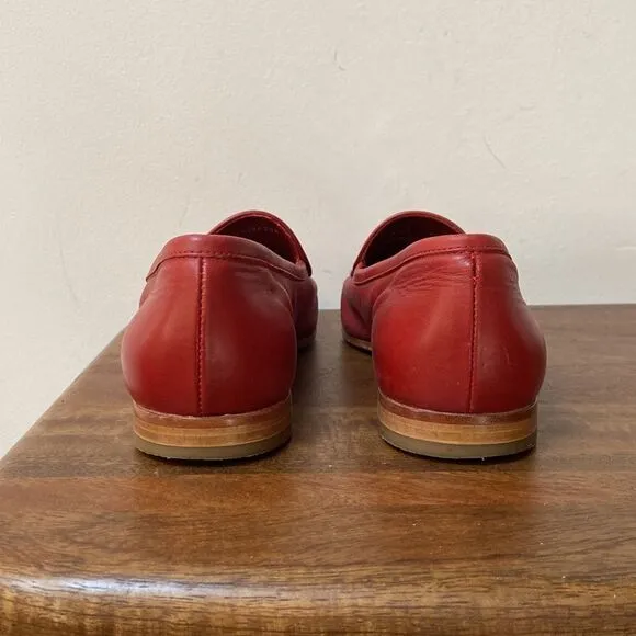Saks Fifth Avenue Red Loafers