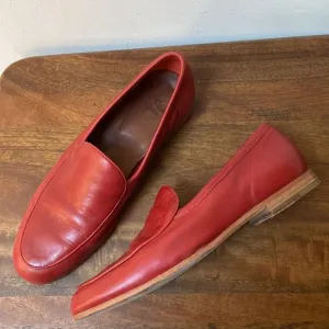 Saks Fifth Avenue Red Loafers