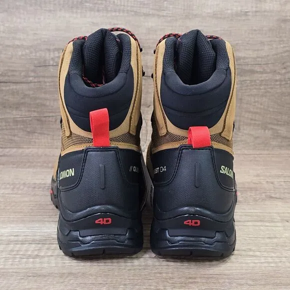 SALOMON Quest 4 GTX Men's Sz 11 Brown Black Waterproof Hiking Boots (471564) NEW
