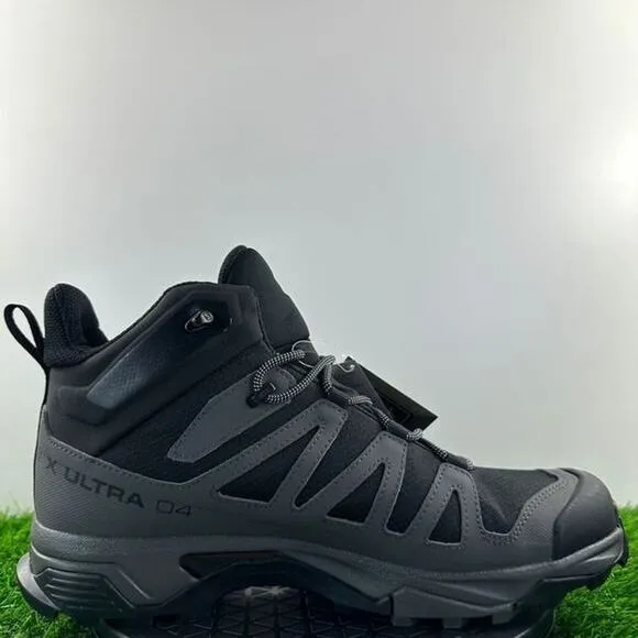 Salomon X Ultra 4 Mid GTX Men Size 11 Gray Waterproof Hiking Trail Boots NEW