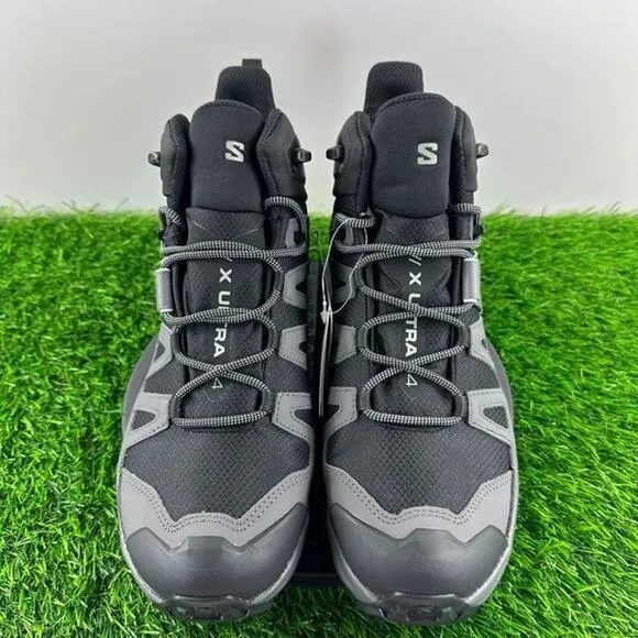 Salomon X Ultra 4 Mid GTX Men Size 11 Gray Waterproof Hiking Trail Boots NEW