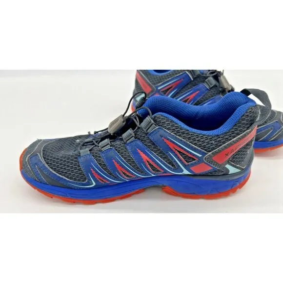 Salomon XA PRO Men's Sneakers Sz 5 M Blue Red Black Athletic Running
