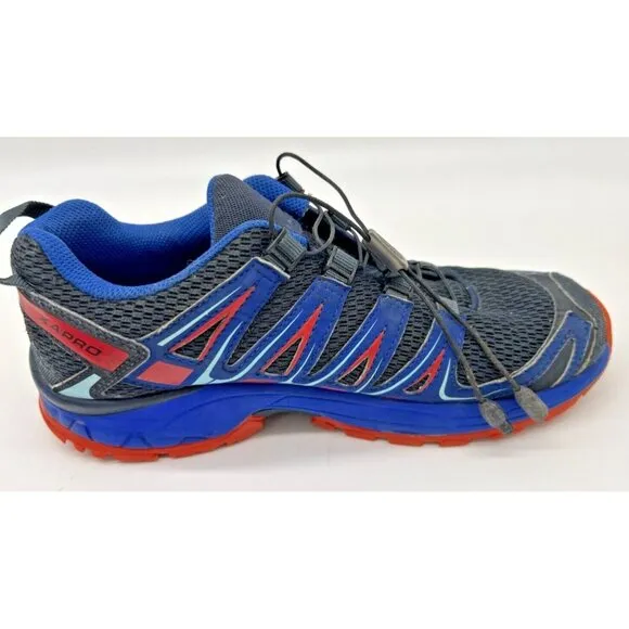 Salomon XA PRO Men's Sneakers Sz 5 M Blue Red Black Athletic Running