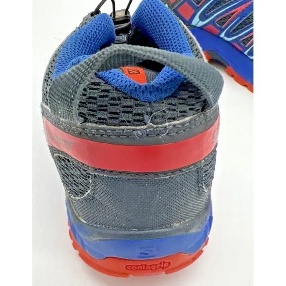 Salomon XA PRO Men's Sneakers Sz 5 M Blue Red Black Athletic Running