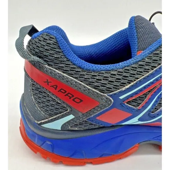 Salomon XA PRO Men's Sneakers Sz 5 M Blue Red Black Athletic Running