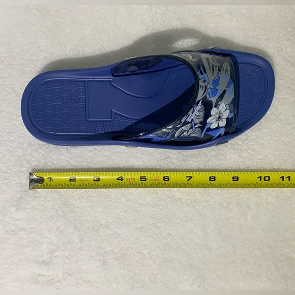 SALVATORE FERRAGAMO - 9 U.S. - Blue Mules