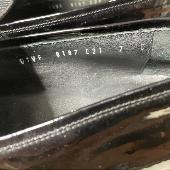 Salvatore Ferragamo Black Patent Leather Gene Loafers - With Dust Covers