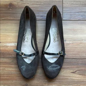 Salvatore Ferragamo Brown Flats Classic Loafers