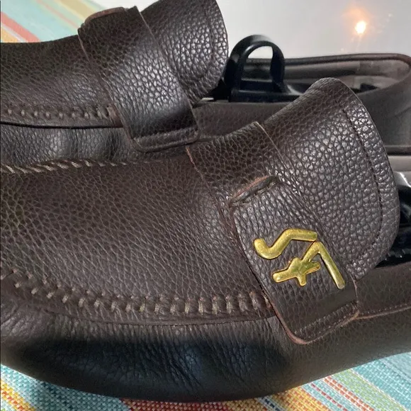 Salvatore Ferragamo Brown Loafers with Moccasin Design
