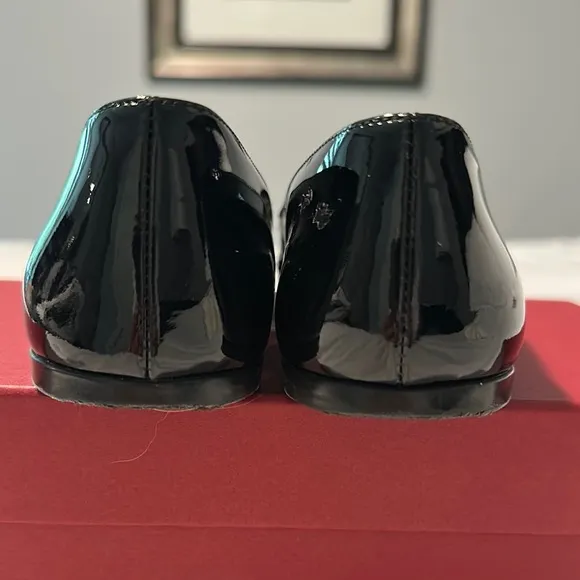 Salvatore Ferragamo Kids Black Flats