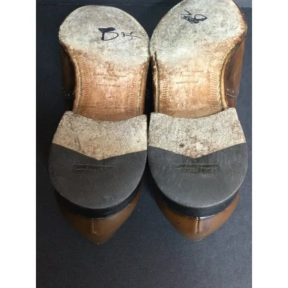 Salvatore Ferragamo Kittle Tassel Wingtip Leather Loafers Slip on Men Size 7.5 D
