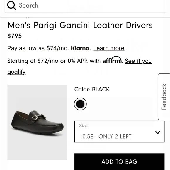 Salvatore Ferragamo new Parigi mismatch 12/13