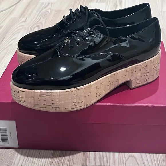Salvatore Ferragamo Patent Platform Loafers