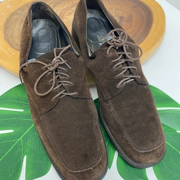 Salvatore Ferragamo Sport Leather Laced Loafers