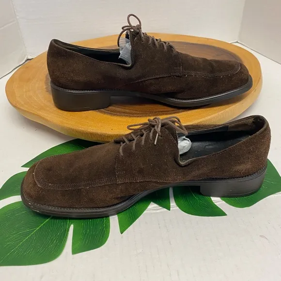 Salvatore Ferragamo Sport Leather Laced Loafers
