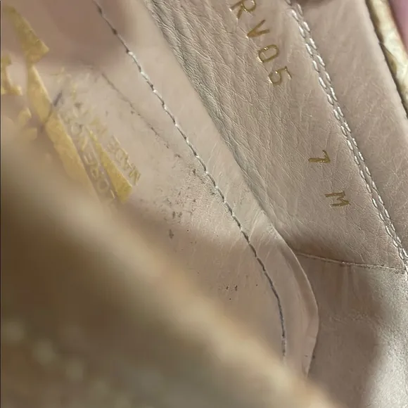 Salvatore Ferragamo Tan Leather Loafers with Signature Gancini