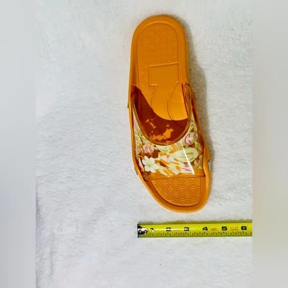Salvatore Ferragamo - U.S. Size 8.5 - Orange Mules