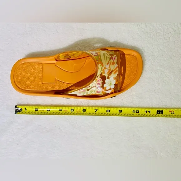 Salvatore Ferragamo - U.S. Size 8.5 - Orange Mules