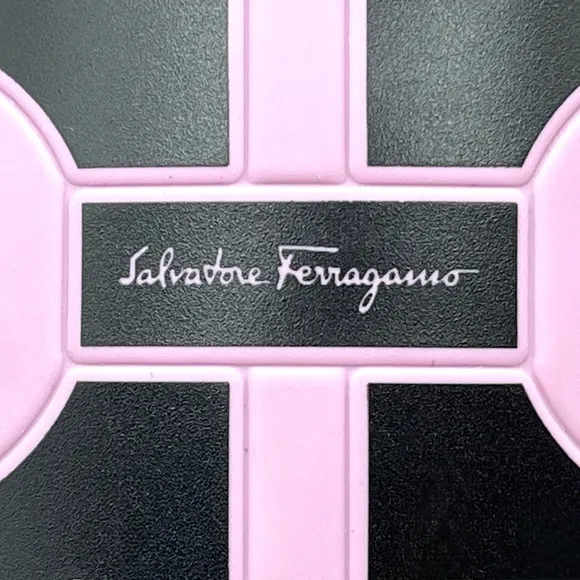 Salvatore Ferragamo “Groove 2 Gancini” Slides – Lilac 💜✨
