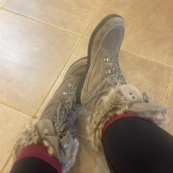 Sam Edelman Fur Lined  Boots! Size 9.5