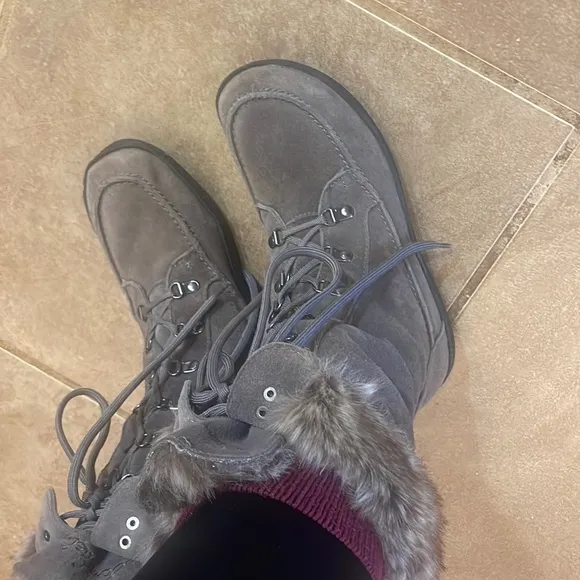 Sam Edelman Fur Lined  Boots! Size 9.5