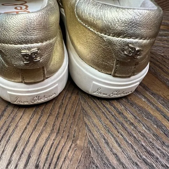 Sam Edelman Gold Slipon sneakers Size 7