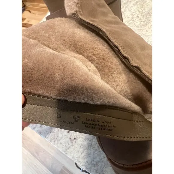 Sam Edelman Jailyn Mid CaFur Boots - Size 9