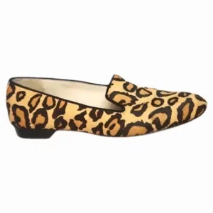 Sam Edelman Jordy Leopard Print Leather Slip-on loafers (womens size 9N)