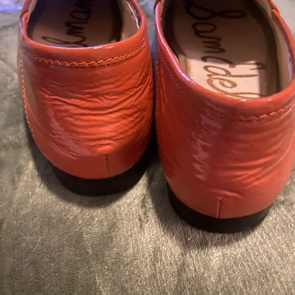 Sam Edelman Orange Patent Leather Women’s Loafers