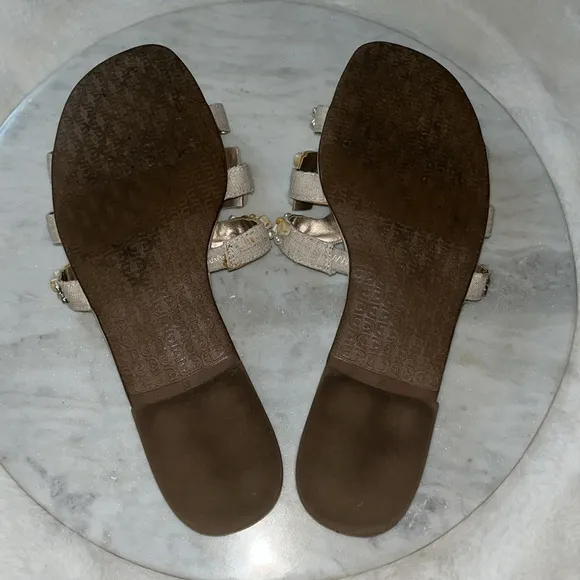 Sam Edelman Shell Sandal Slides Size 10 Worn 1x Like New Bohemian Beach 🐚🪸🐚
