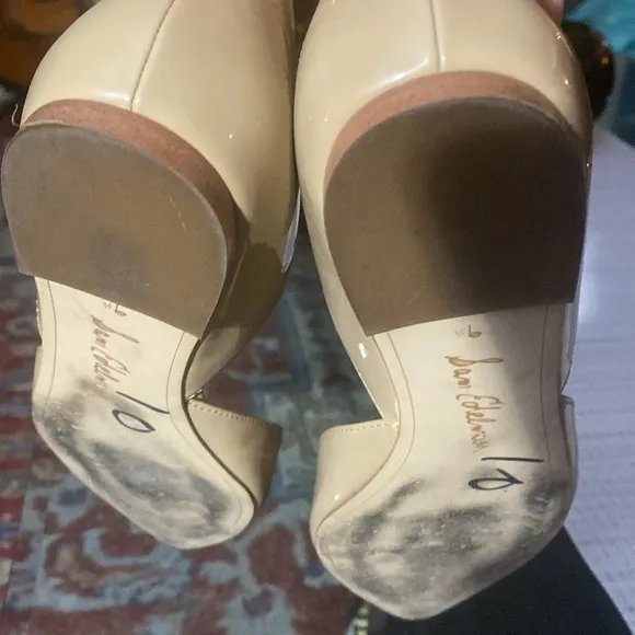 SAM EDELMAN , women FLATS , patent  leather,size9.5, pointed toe.