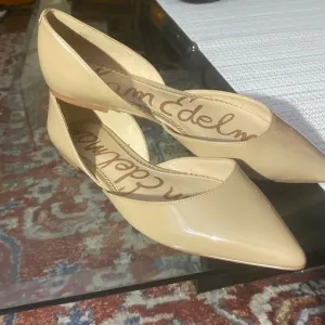 SAM EDELMAN , women FLATS , patent  leather,size9.5, pointed toe.