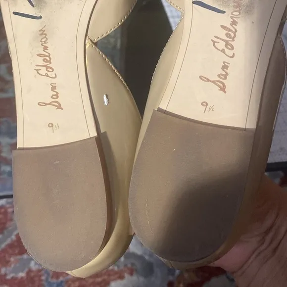 SAM EDELMAN , women FLATS , patent  leather,size9.5, pointed toe.