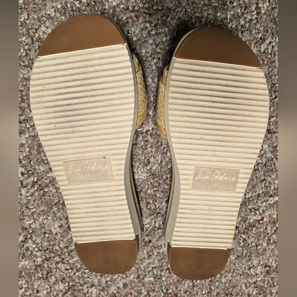 Sam Edelman Women's Eggshell Ariane Slide Sandals