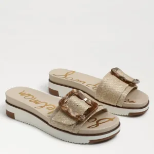 Sam Edelman Women's Eggshell Ariane Slide Sandals