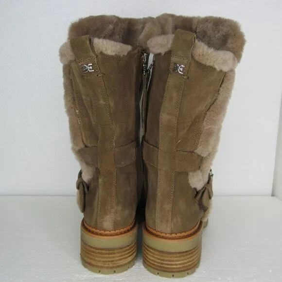 Sam Edelman Jailyn Faux Fur-Lined Suede Boots
