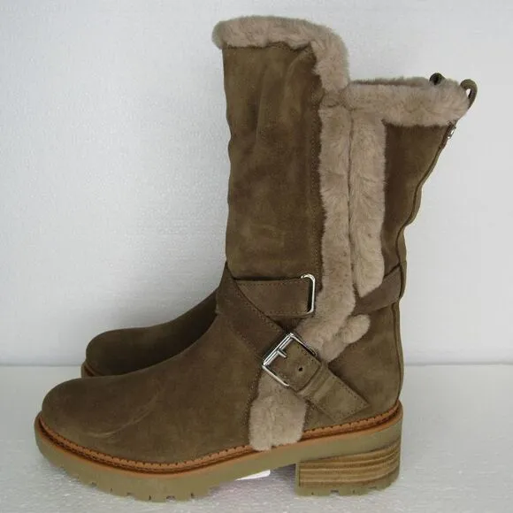 Sam Edelman Jailyn Faux Fur-Lined Suede Boots