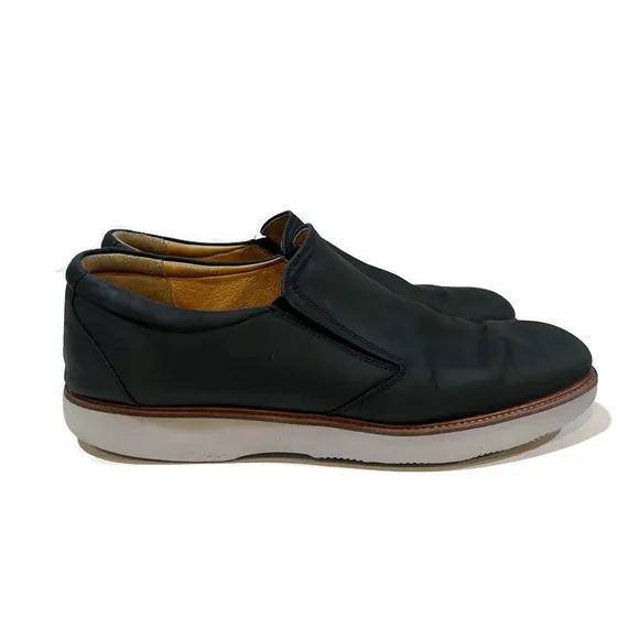 SAMUEL HUBBARD RAFAEL HYBRID SLIP ON OXFORD LOAFERS. NAVY SIZE 10M