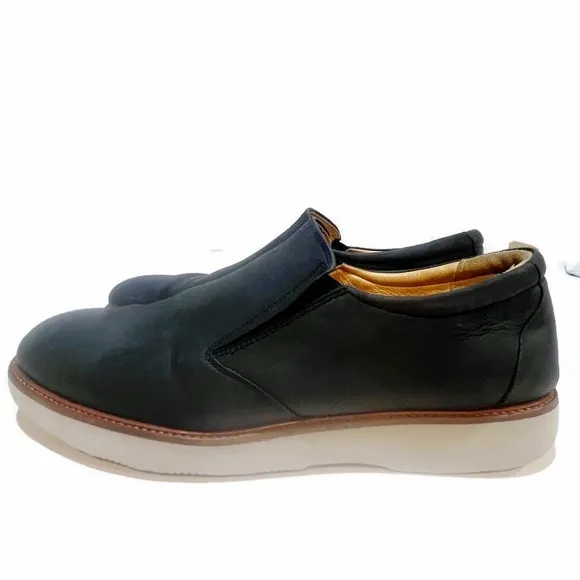 SAMUEL HUBBARD RAFAEL HYBRID SLIP ON OXFORD LOAFERS. NAVY SIZE 10M
