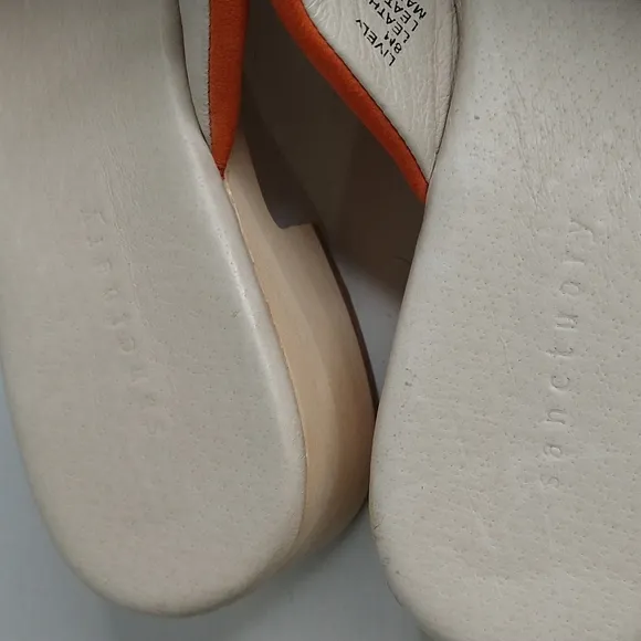 Sanctuary Block Heel Cross Strap Slides