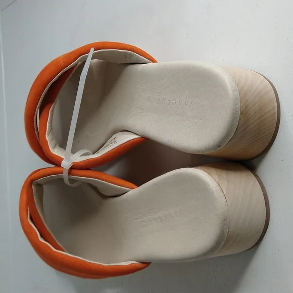 Sanctuary Block Heel Cross Strap Slides