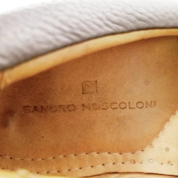 Sandro Moscoloni Brown Leather Loafers NWOT Men's Size 7D