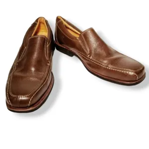 Sandro Moscoloni Brown Leather Loafers NWOT Men's Size 7D