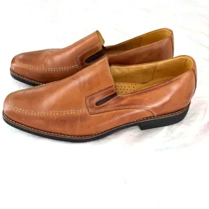 Sandro Moscoloni Tan Leather Venetian Loafer SZ 14 D NWT