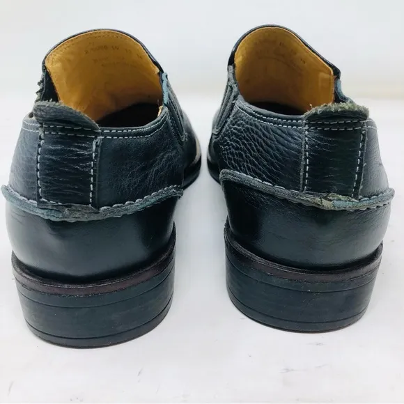 Sandro Pebbled Leather Loafers