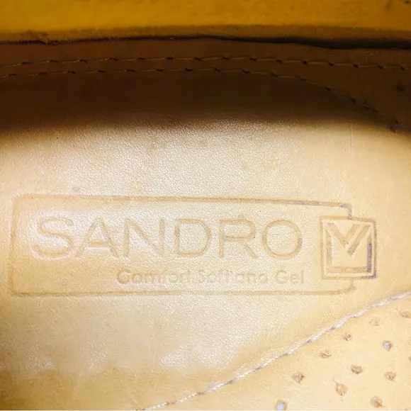 Sandro Pebbled Leather Loafers